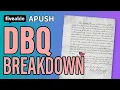 APUSH - Q A DBQ Writing Document Analysis