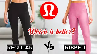 Ribbed vs Regular Lululemon Leggings Northwestern Mama s Verdict