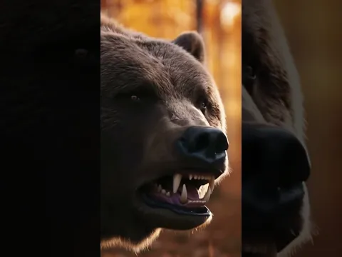 Why did this bear suddenly attack the rabbit? The ending is shocking. #animals #shorts #animals