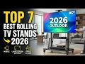Top 7 Best TV Rolling Stands 2026 - Mobile TV Stand for Home Office Large Screens