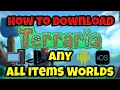 Terraria 1 4 5 All Items Map Tutorial Download Install on Every Platform