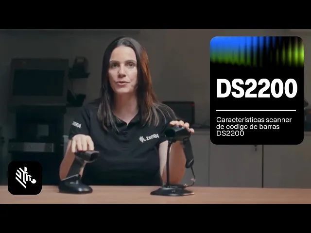 Vídeo Leitor Zebra DS2208 Imager 2D QR Code - USB (Com Suporte)