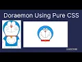Doraemon Cartoon using CSS and HTML Pure CSS Art Part 2