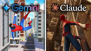 Claude Vs Gemini Make Spiderman From Scratch