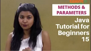 Methods with Parameters Program to find Palindrome Java tutorial for Beginners 16 TalentSprint