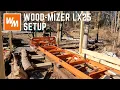 MUST Watch Beginners Sawmill Setup - Wood-Mizer LX25