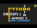 Join Merge and Concat functions in Pandas DataFrame