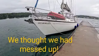 That was scary! We thought we’d run aground in a shipping lane!!!