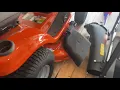 Husqvarna YTH 18452 Oil Type Bagger Installation