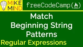16 Match Beginning String Patterns - Regular Expressions