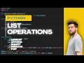 04 - Python List Operations Length Append Insert Remove Pop Explained