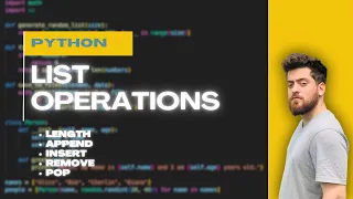 04 - Python List Operations Length Append Insert Remove Pop Explained