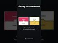 Library vs Framework Know the difference -