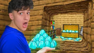 تحدي جمع 1 000 000 دايمونده في ماين كرافت 