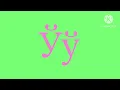 Cyrillic Script Artistic Alphabet