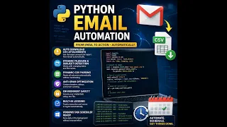Python Email Automation Gmail CSV Report Automation Live Demo