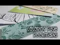 DIY Coloring Page Bookmarks Fun Functional Free