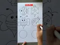 Use 6 circle draw different pictures