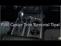 F150 Center Console Trim Removal Tips and Tricks