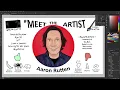 #MeetTheArtist Aaron Rutten - Digital Painting Time-Lapse