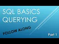 SQL Basics - Querying learn how to write queries in 30 minutes