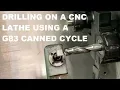 DRILLING USING A G83 CANNED CYCLE