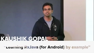 Learning RxJava for Android by example
