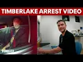 Justin Timberlake DWI arrest released shows booking and police interaction