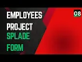 8 Update User with Splade Form Laravel Splade Tutorial Employees Management Project
