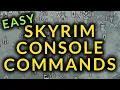 Skyrim Console Command Cheats Tutorial - God Mode Invisible Items Spells Teleport