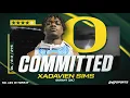 WATCH 4-star DL Xadavien Sims commits to Oregon LIVE on 247Sports