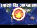 Biggest FIRE Comparison On The Earth