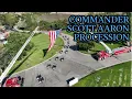 Commander Scott Aaron Procession Oxnard Police Department