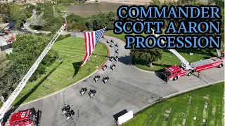 Commander Scott Aaron Procession Oxnard Police Department
