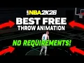 NBA 2K26 - The Best Easiest Free Throw Animation No Requirements