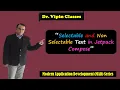 Jetpack Compose Text Selection of Selectable or Non Selectable Text MAD Series Dr Vipin Classes