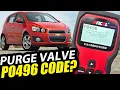 P0496 Code EASY FIX - How to Replace the VAPOR CANISTER PURGE VALVE Chevy Sonic