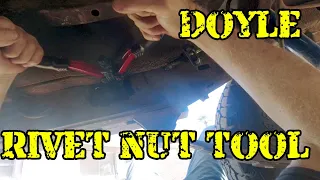 Harbor Freight Doyle Rivet Nut Tool Real World Test
