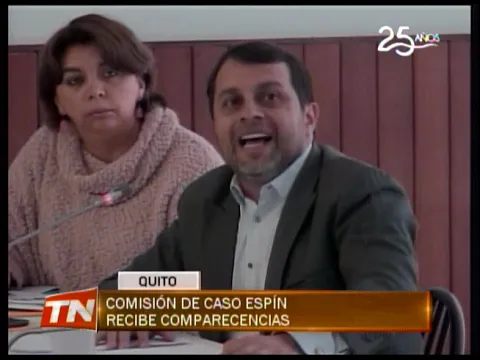 Comisión de caso Espín recibe comparecencias