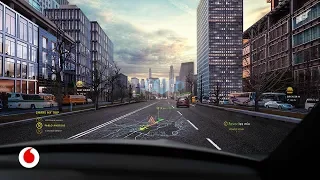 Parabrisas de realidad aumentada para hacer los coches más seguros
