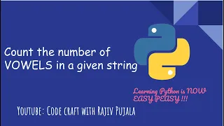 2 Count Vowels in a String Using Python Asked in Google Amazon Microsoft More
