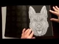 Detailed Dogs by Antony Briggs Complicated Coloring