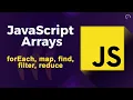ARRAYS no JAVASCRIPT para INICIANTES forEach map find filter e reduce