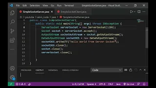 Socket programming for TCP in Java Server and Client Sockets