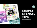 Simple Stencil Tips
