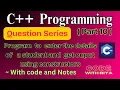 OOPS with C Progg Program to enter the details of student get output using Constructors Part10