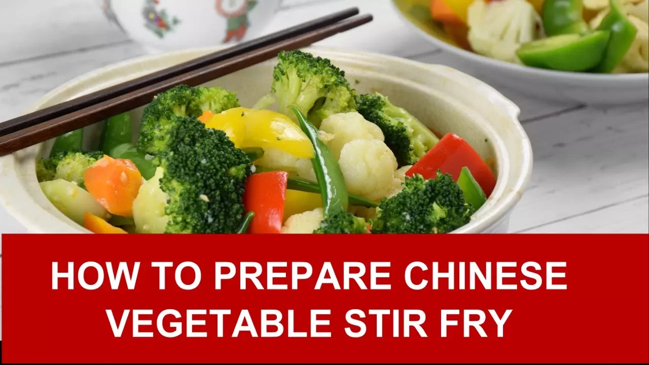 Vegetable stir fry – How to prepare in four easy steps (with in-depth explanation)