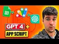 Connecting OpenAI GPT-4 with Google Sheets Google Apps Script