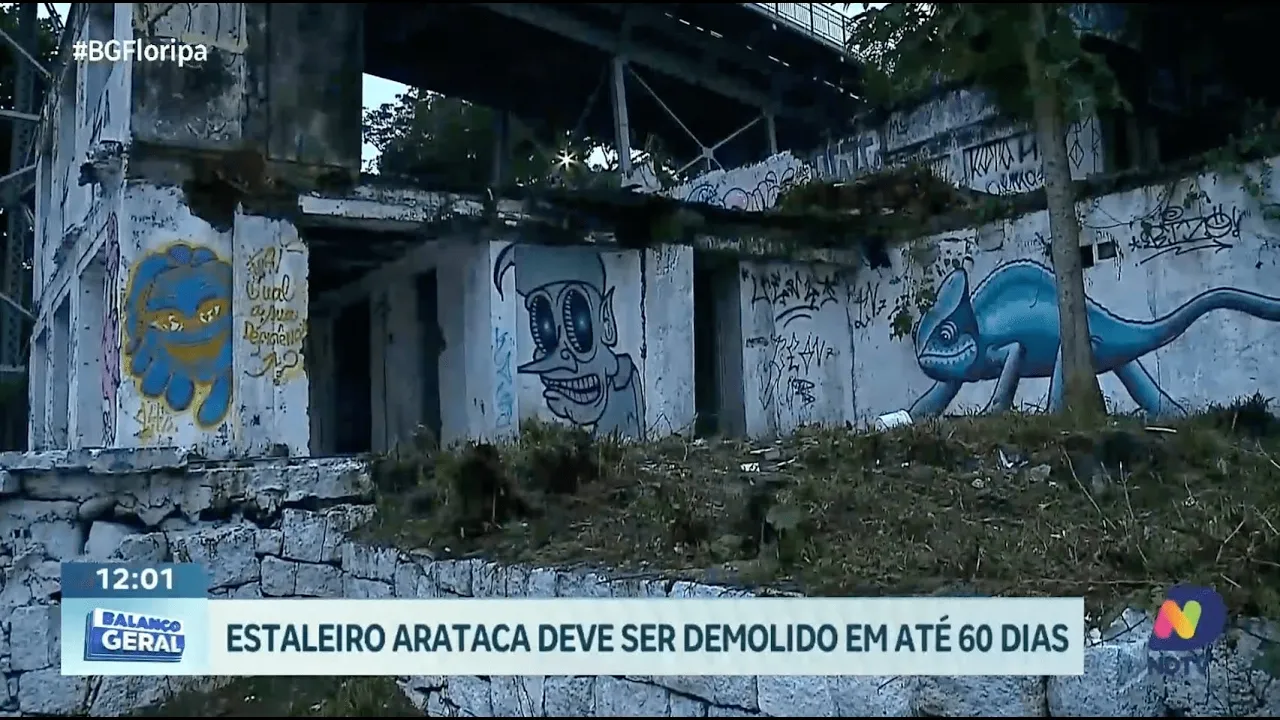 Demolição do Estaleiro Arataca: Ministério Público define prazo de 60 dias para execução