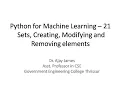 Python for Machine Learning - 21